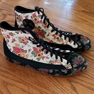 Floral Converse Sneakers